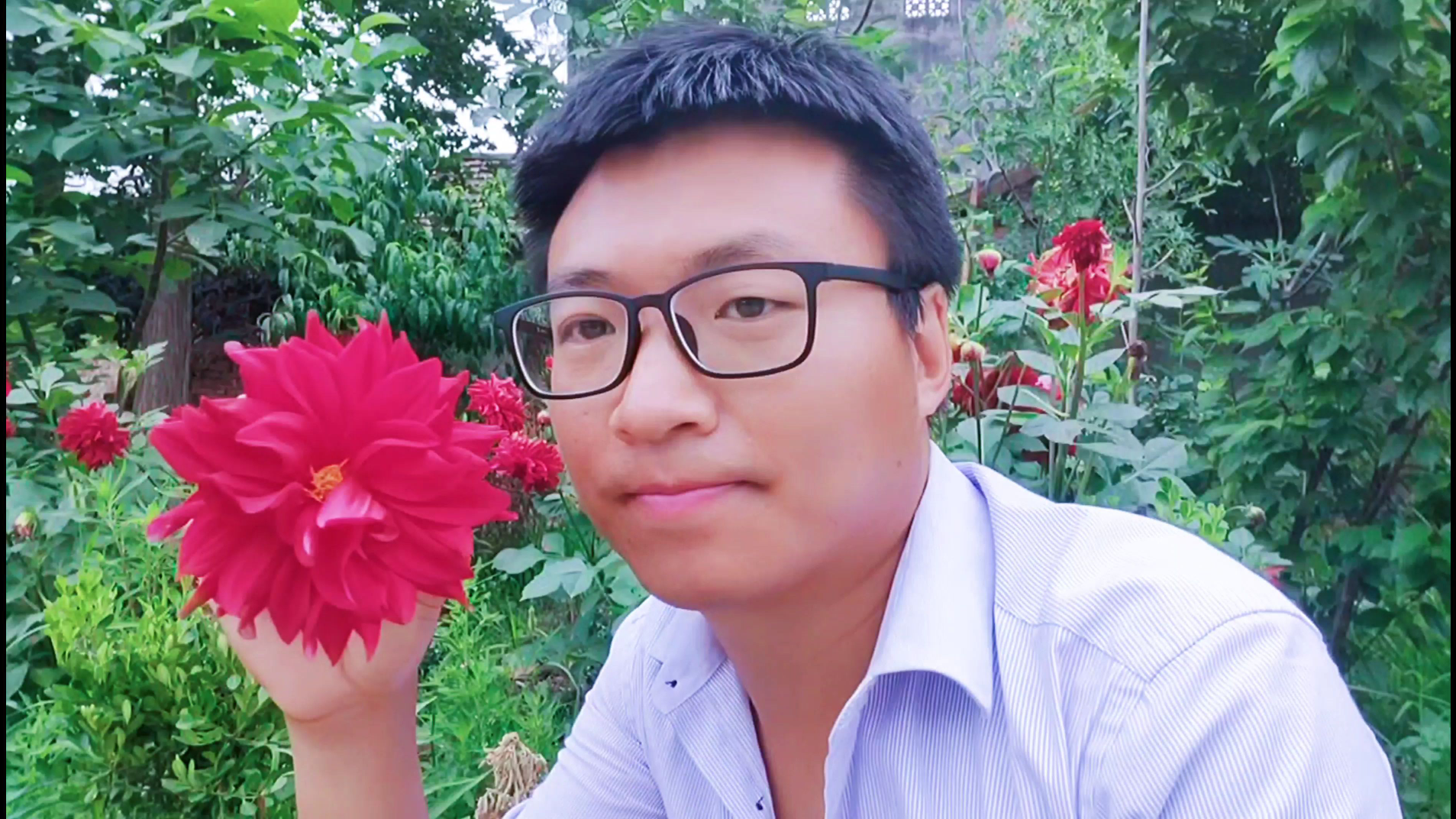 4K超清实拍农村小伙家的小花园,就让镜头带你走进大自然吧!